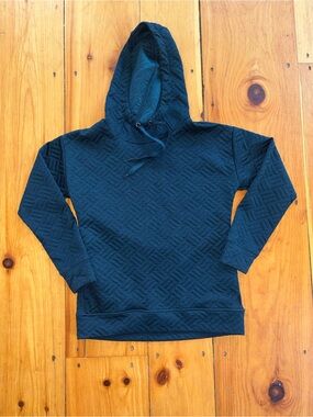 RBX Dark Green Quilted Hoodie Size Small Athletic Pullover